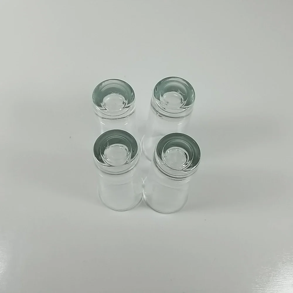Set Of 4 Crisa Double Shot Glasses Heavy Bottom